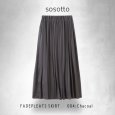 画像10: sosotto / ソソット アンティークサテン 消しプリーツスカート (10)