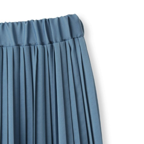 画像7: sosotto / ソソット アンティークサテン 消しプリーツスカート (7)