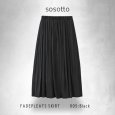 画像14: sosotto / ソソット アンティークサテン 消しプリーツスカート (14)