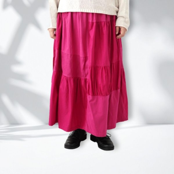 画像2: grin / グリン オーガニックエーゲ海 ハギハギスカート (2)