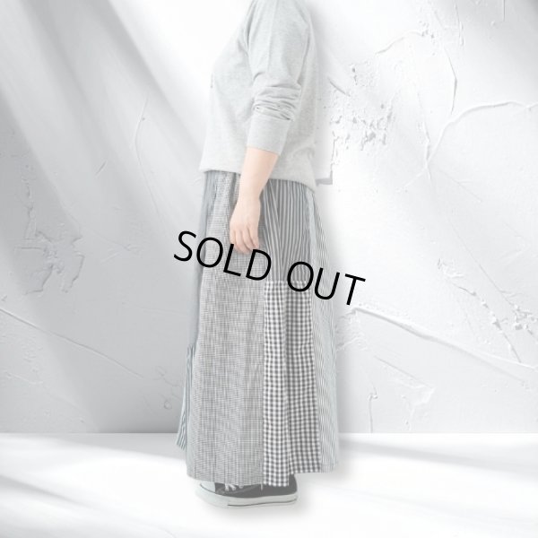 画像5: NATURAL LAUNDRY / ナテュラルランドリー クラフトパネル シャーリングスカート (5)