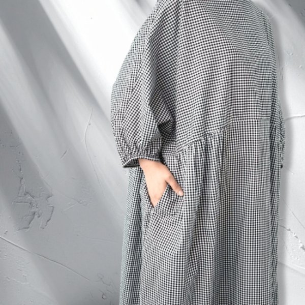 画像2: grin / グリン ブロードドルマン サックワンピース (2)