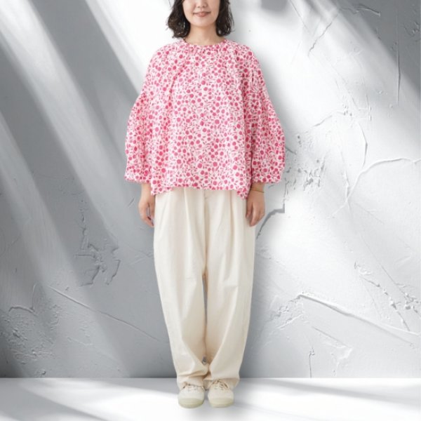 画像2: NATURAL LAUNDRY / ナテュラルランドリー アシェット 2WAYカーディガンシャツ (2)