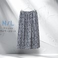 画像1: NATURAL LAUNDRY / ナテュラルランドリー アシェットギャザースカート (1)