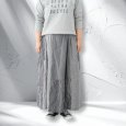 画像3: NATURAL LAUNDRY / ナテュラルランドリー クラフトパネル シャーリングスカート (3)