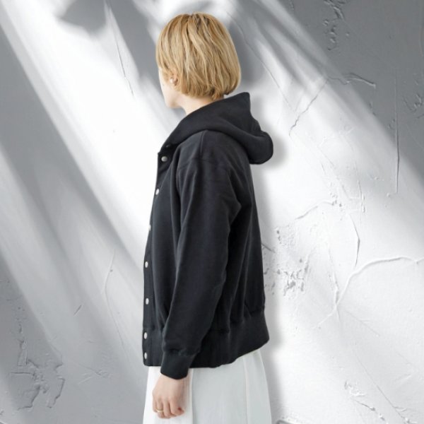 画像5: grin / グリン コーマ裏毛 フードカーディガン (5)