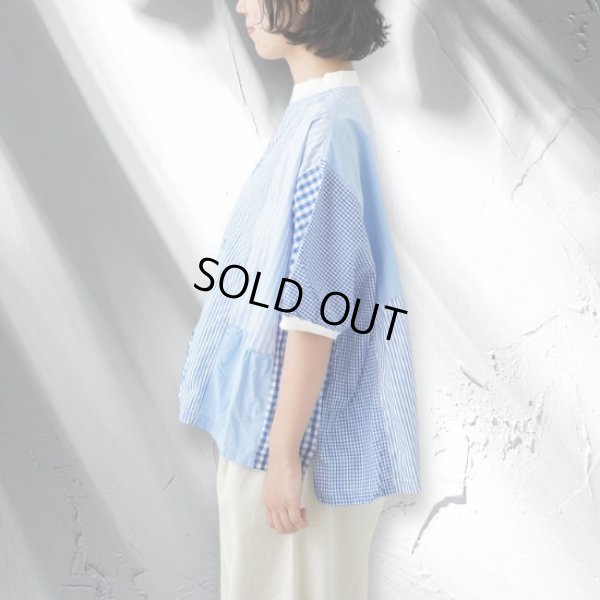 画像3: NATURAL LAUNDRY / ナテュラルランドリー クラフトパネル ハギモックプルオーバー (3)