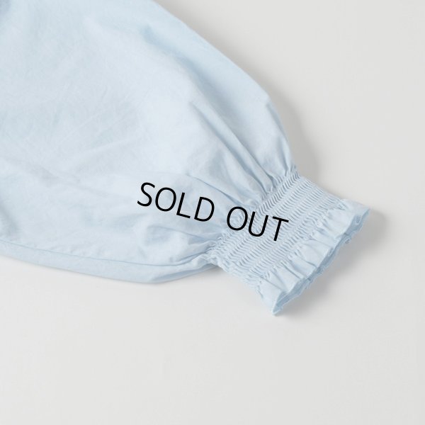 画像8: grin / グリン 天竺×布帛 シャーリング プルオーバー (8)