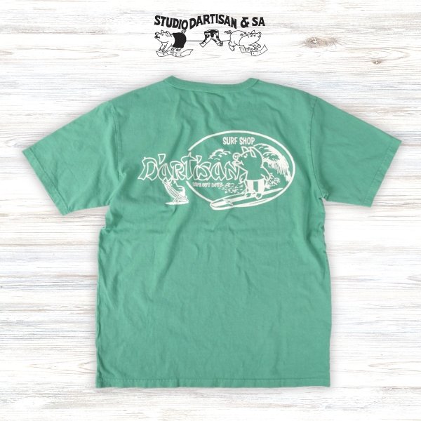 画像1: STUDIOD'ARTISAN / ステュディオダルチザン USAコットンプリントTシャツ (1)