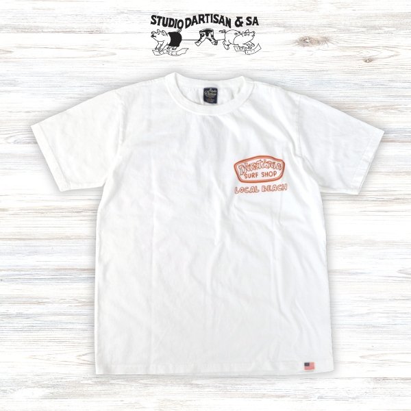 画像9: STUDIOD'ARTISAN / ステュディオダルチザン USAコットンプリントTシャツ (9)