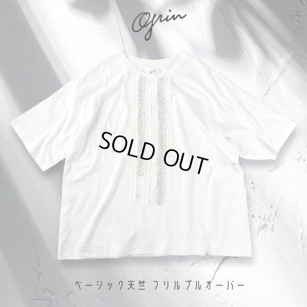 画像8: grin / グリン ベーシック天竺 フリルプルオーバー (8)