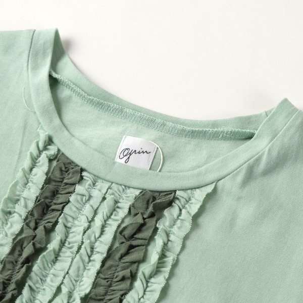 画像4: grin / グリン ベーシック天竺 フリルプルオーバー (4)