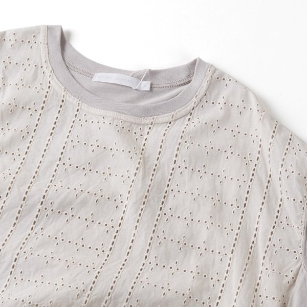 画像10: NATURAL LAUNDRY / ナテュラルランドリー ラダーレース 切り替え半袖T (10)
