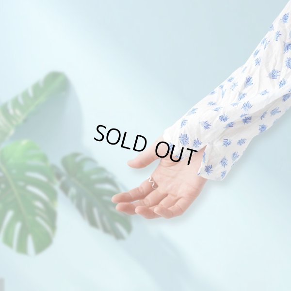 画像6: grin / グリン floraシアープリント  リンクルシャツ (6)