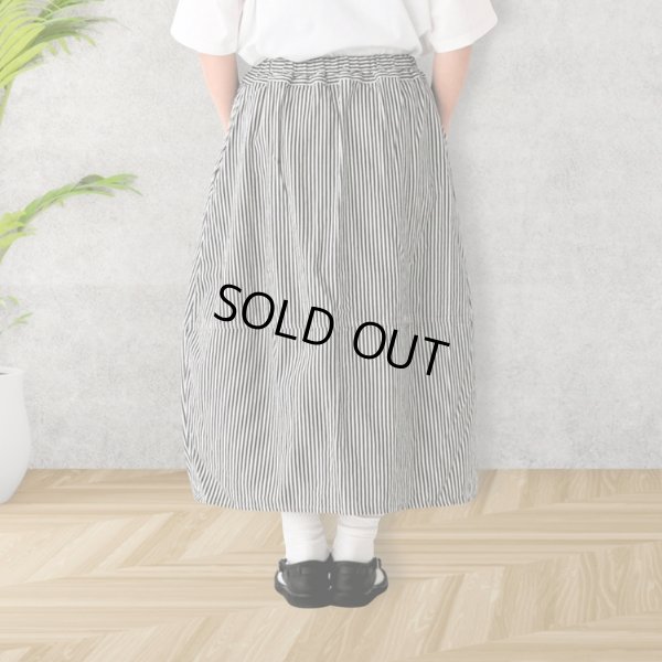 画像3: prit / プリット 8ozヒッコリーデニム コクーンスカート (3)