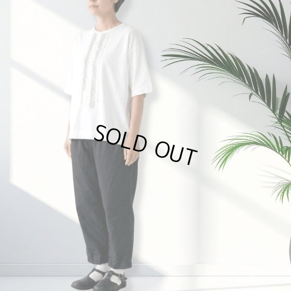 画像2: prit / プリット 綾ダンプ ワンタック テーパードパンツ (2)