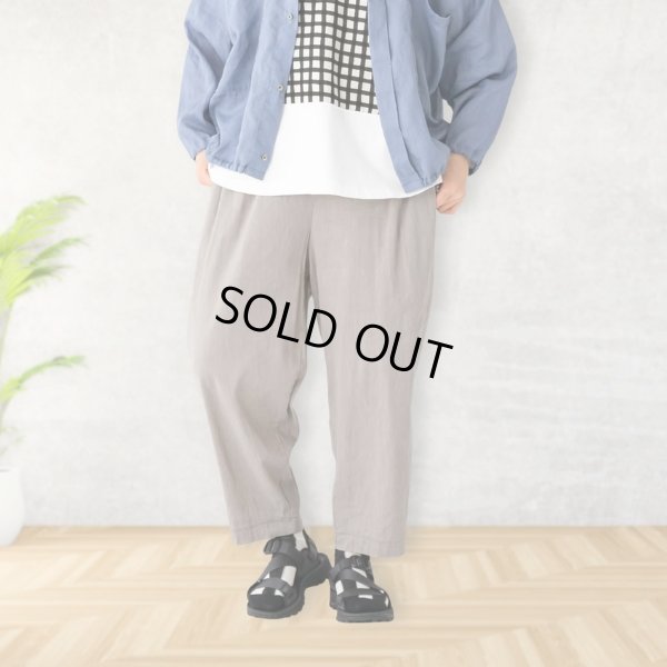 画像5: prit / プリット リネンレーヨンストレッチ スロウパンツ (5)