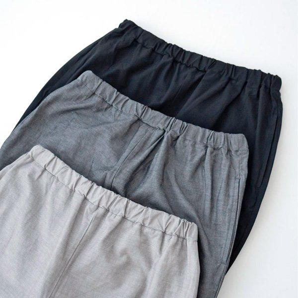 画像14: prit / プリット 綿麻ストレッチ テーパードイージーパンツ (14)