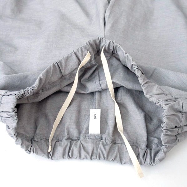 画像5: prit / プリット 綿麻ストレッチ テーパードイージーパンツ (5)