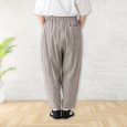 画像4: prit / プリット リネンレーヨンストレッチ スロウパンツ (4)