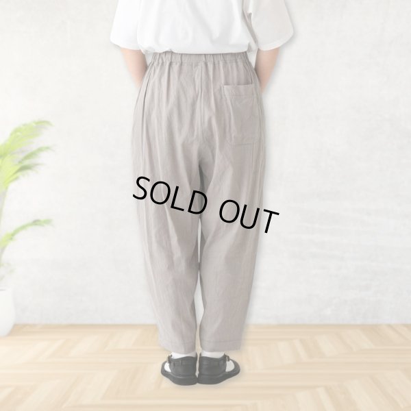 画像4: prit / プリット リネンレーヨンストレッチ スロウパンツ (4)