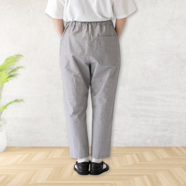 画像3: prit / プリット 綿麻ストレッチ テーパードイージーパンツ (3)