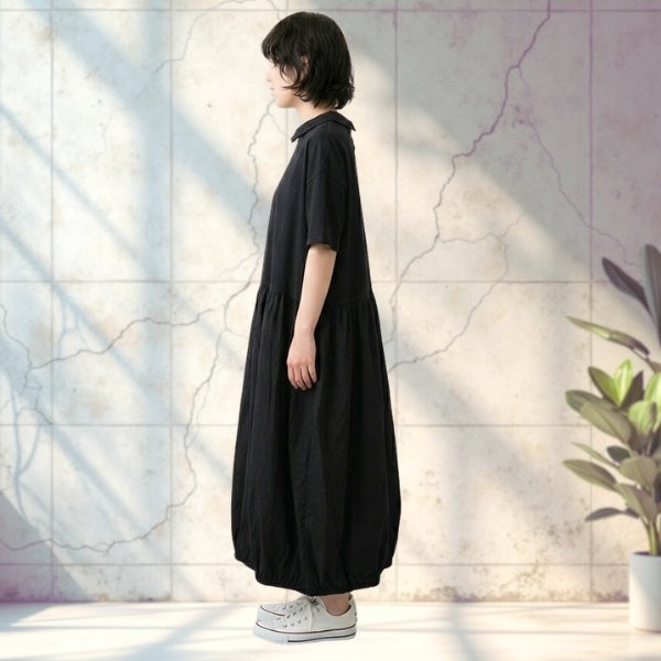 画像4: grin / グリン オーガニックエーゲ海 バルーンワンピース (4)