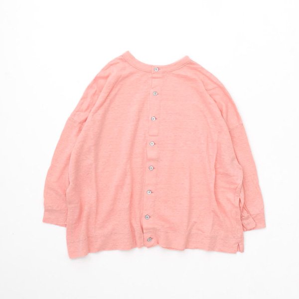 画像3: prit / プリット ヨーロッパリネン天竺 7分袖2wayワイドカーディガン (3)