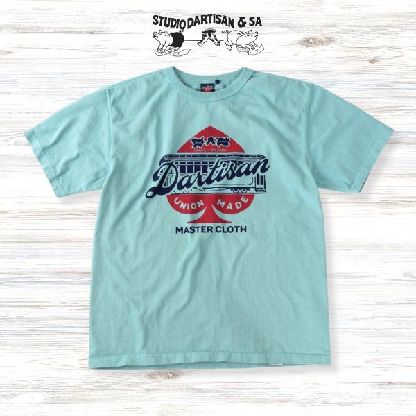 画像1: STUDIOD'ARTISAN / ステュディオダルチザン 吊り編みプリントTシャツ (1)