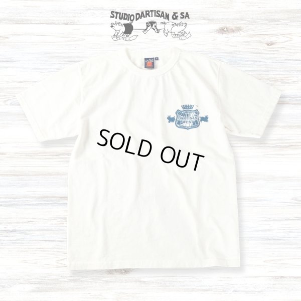 画像3: STUDIOD'ARTISAN / ステュディオダルチザン 吊り編みプリントTシャツ (3)
