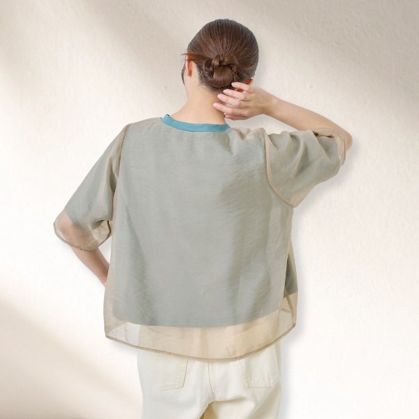 画像5: KELEN / ケレン シアーレイヤードトップス SAN (5)