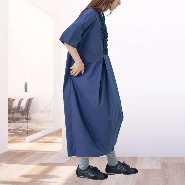 画像8: KELEN / ケレン フリルデザインVネックドレス RIFFEW (8)