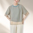 画像2: KELEN / ケレン シアーレイヤードトップス SAN (2)