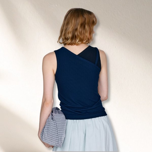 画像2: KELEN / ケレン 重ね着風デザインタンクトップ STEN (2)