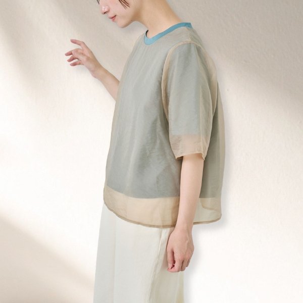 画像4: KELEN / ケレン シアーレイヤードトップス SAN (4)