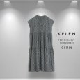 画像8: KELEN / ケレン フレンチスリーブティアードドレス GUMIN (8)