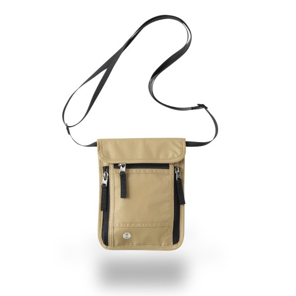 画像8: トナリノショップ セキュリティーポーチ SHADOW SLING ショルダーバッグ スキミング防止 RFIDブロッキング 超薄型 軽量 大容量6ポケット 斜め掛け 防水 貴重品入れ 海外旅行 防犯グッズ 男女兼用 (8)