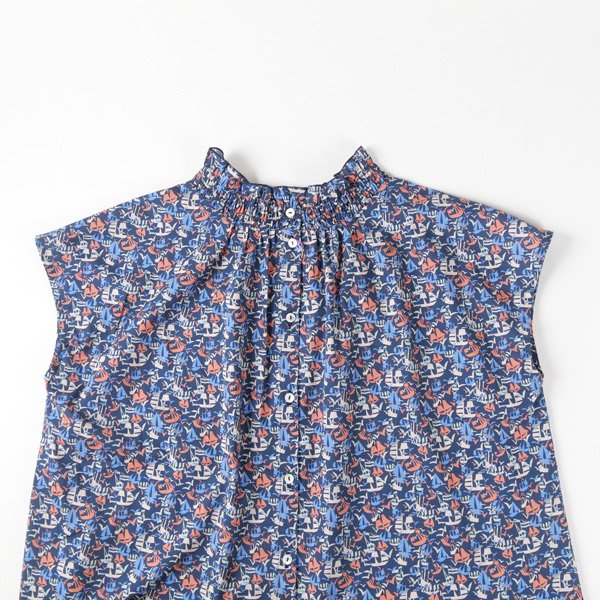 画像8: sosotto / ソソット リバティタナローン 2WAYゴムシャーリングフレンチ (8)