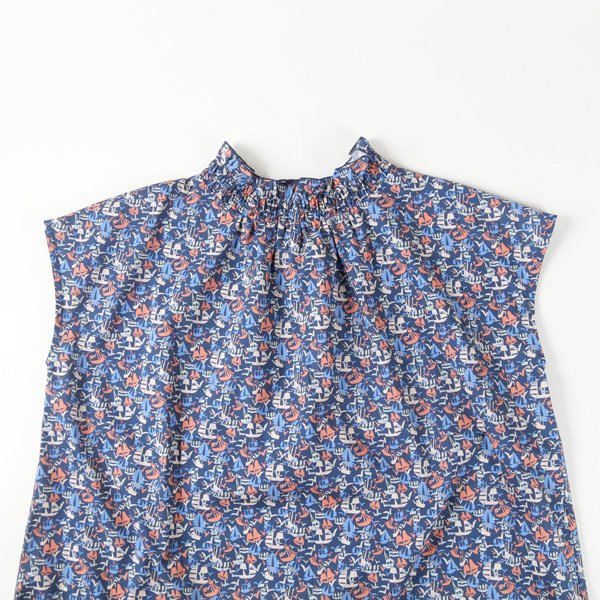 画像13: sosotto / ソソット リバティタナローン 2WAYゴムシャーリングフレンチ (13)