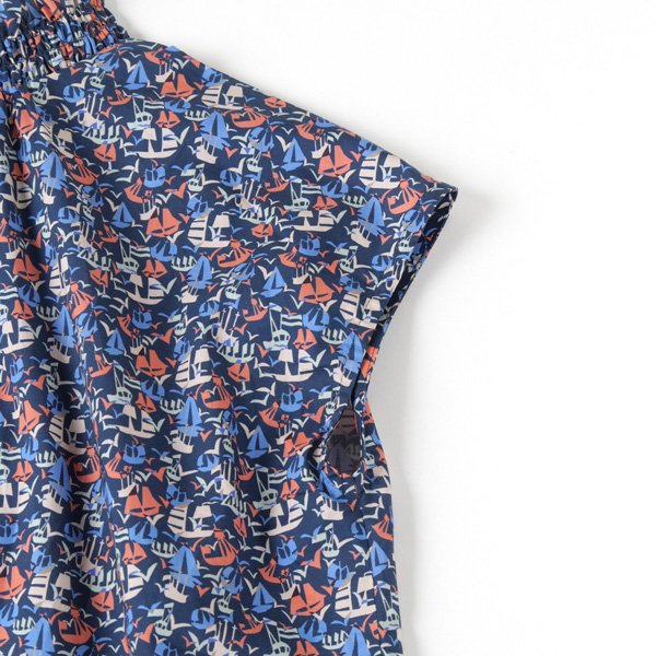 画像10: sosotto / ソソット リバティタナローン 2WAYゴムシャーリングフレンチ (10)