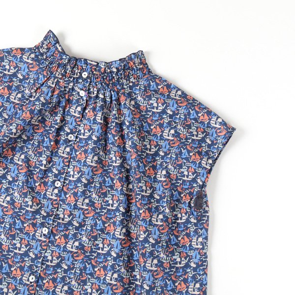 画像9: sosotto / ソソット リバティタナローン 2WAYゴムシャーリングフレンチ (9)