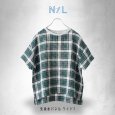 画像2: NATURAL LAUNDRY / ナテュラルランドリー 先染めパネル ワイドT (2)