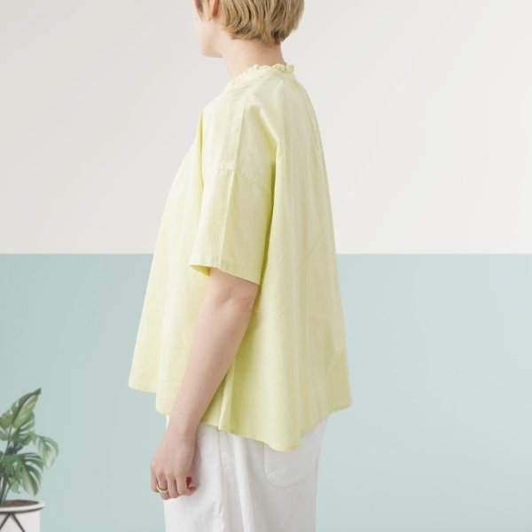 画像4: grin / グリン CLキャンブリック フリルシャツ (4)