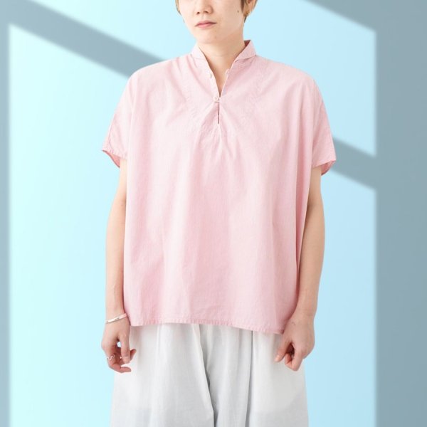 画像2: NATURAL LAUNDRY / ナテュラルランドリー オーバーダイ マリンワイドプルオーバー (2)