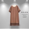 画像11: KELEN / ケレン レイヤードデザインワンピース SANOP (11)