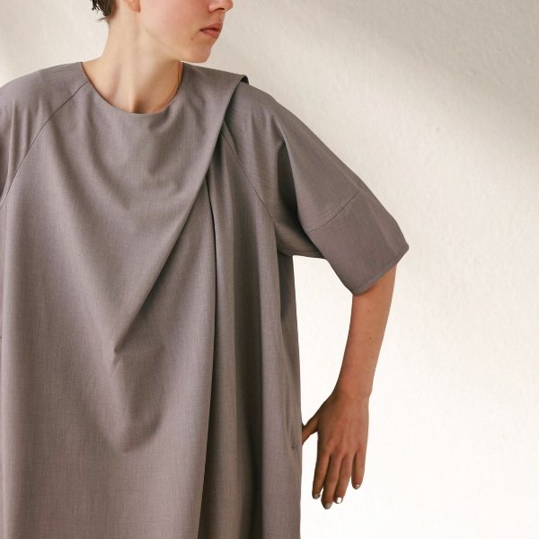 画像3: KELEN / ケレン コクーンシルエットタックデザインワンピース COCO (3)
