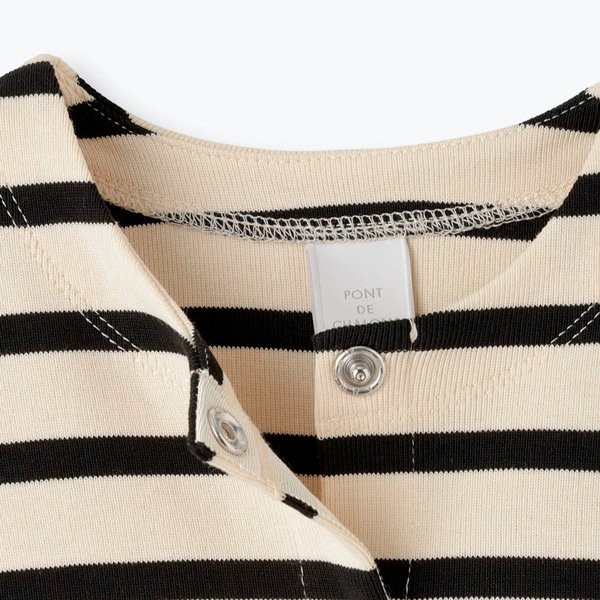 画像8: PONT DE CHALONS / ポンデシャロン 半袖スナップカーディガン (8)