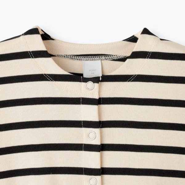 画像7: PONT DE CHALONS / ポンデシャロン 半袖スナップカーディガン (7)
