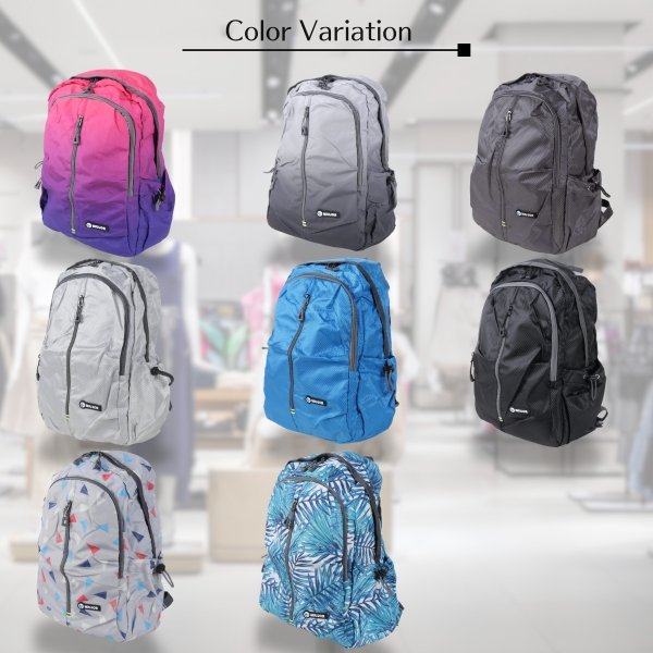 画像8: トナリノショップ  プラスワンサブバックパック　PACKABLE DAY　軽量 折りたたみ リュック サブバッグ 撥水 多機能 旅行 アウトドア 街歩き (8)