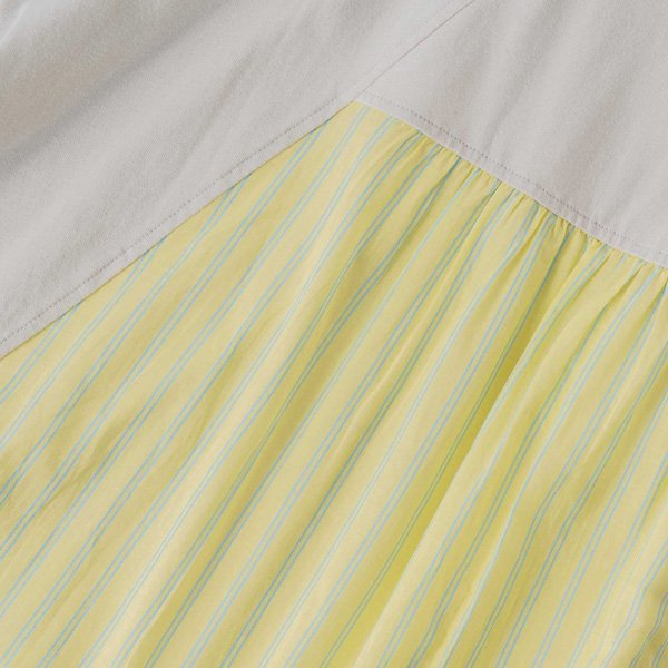 画像12: KELEN / ケレン 80ローンコットンストライプ ドッキングトップス HOPPS (12)